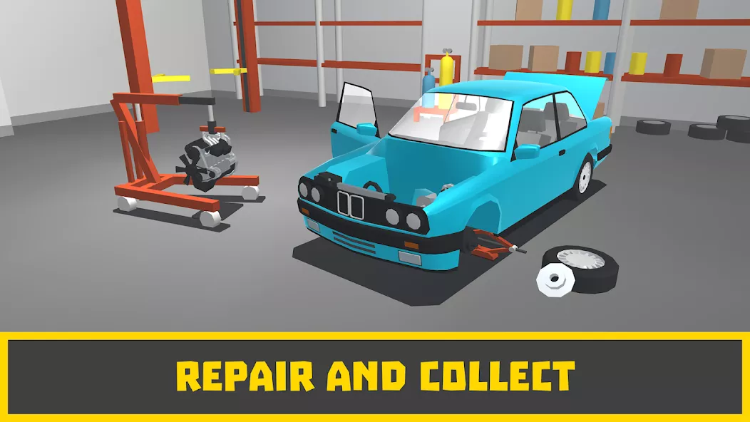 Retro Garage – Car Mechanic Simulator — screenshot 1