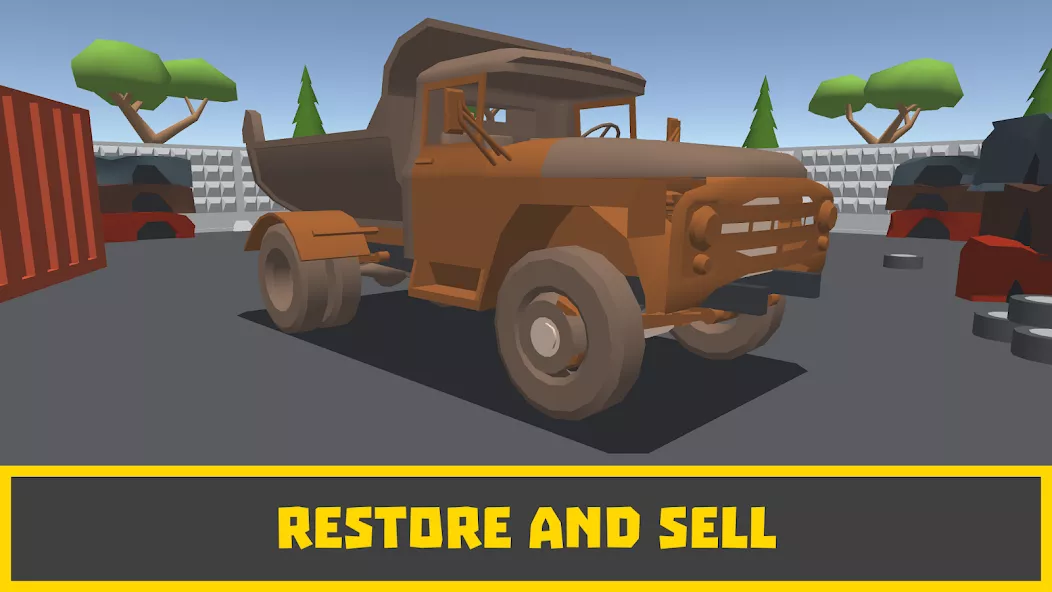 Retro Garage – Car Mechanic Simulator — screenshot 1