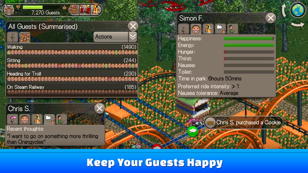 RollerCoaster Tycoon Classic — screenshot 1