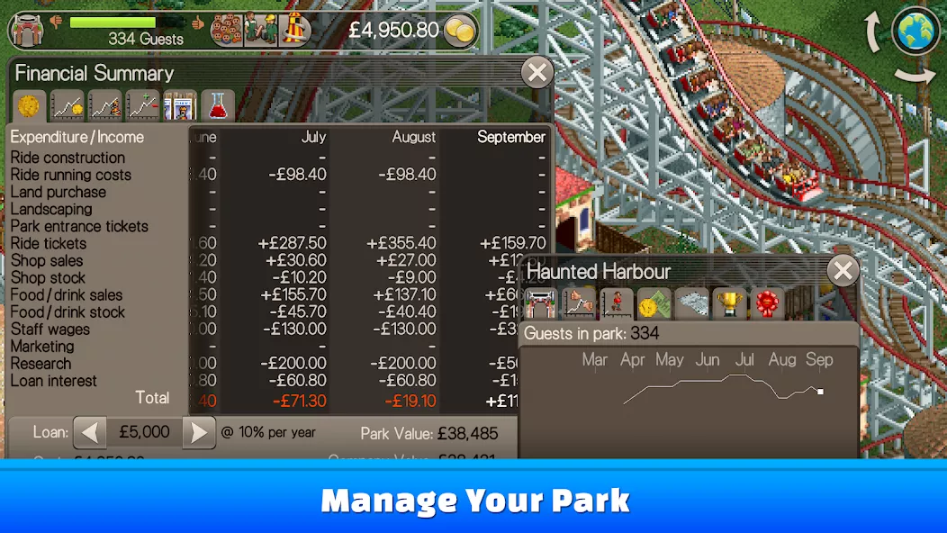 RollerCoaster Tycoon Classic — screenshot 1