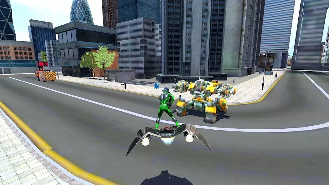 Rope Frog Ninja Hero Car Vegas — screenshot 1