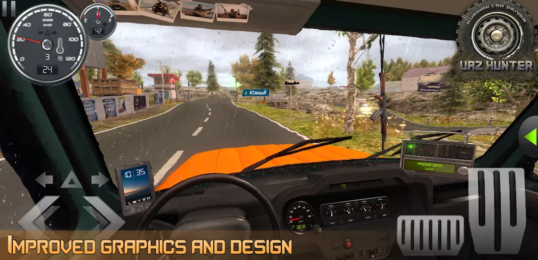 Russian Car Driver UAZ HUNTER — screenshot 1