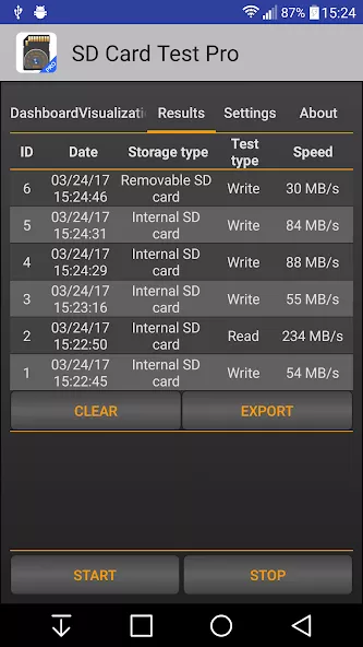 SD Card Test Pro — screenshot 1