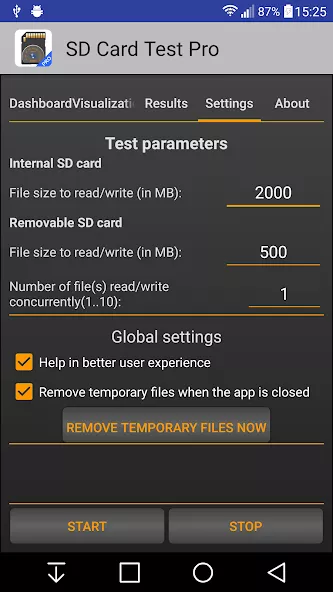 SD Card Test Pro — screenshot 1