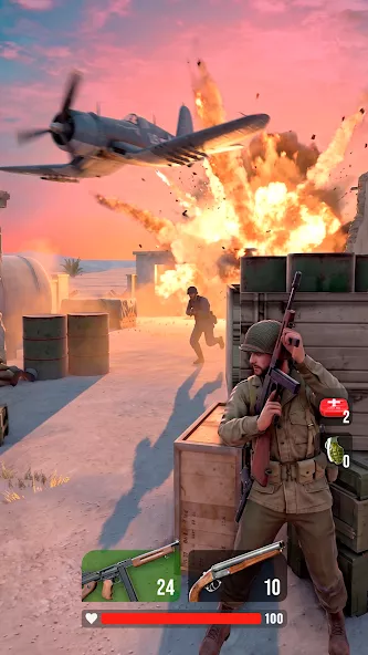 Shoot Out WW2: Gun Shooting — screenshot 1