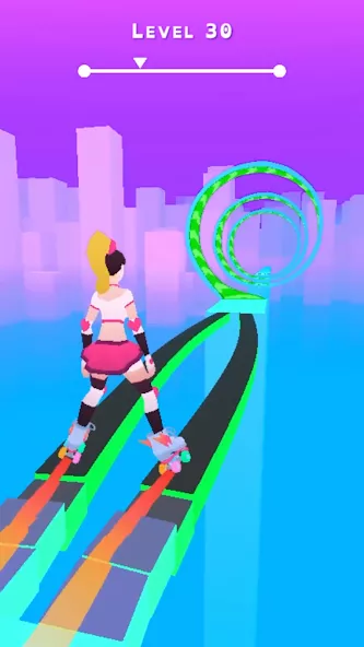 Sky Roller: Rainbow Skating — screenshot 1