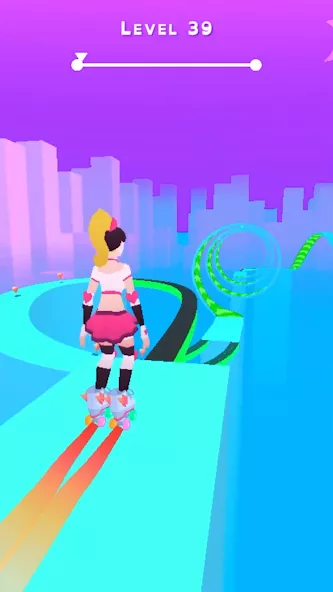 Sky Roller: Rainbow Skating — screenshot 1