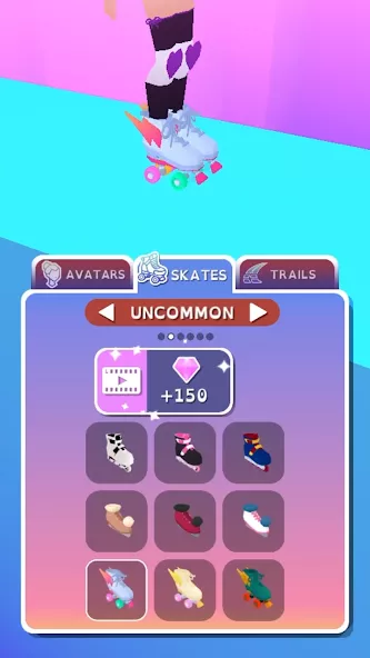 Sky Roller: Rainbow Skating — screenshot 1