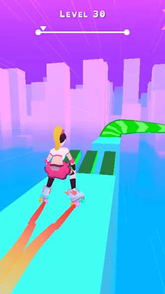 Sky Roller: Rainbow Skating — screenshot 1