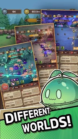 Slime Castle – Idle TD — screenshot 1