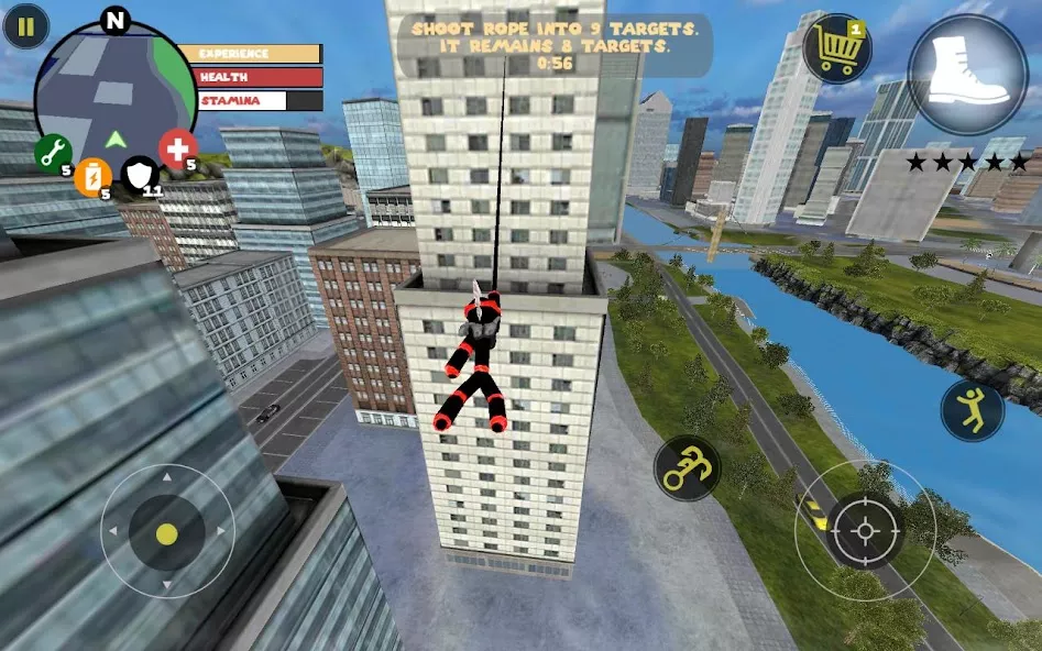 Stick Rope Hero — screenshot 1