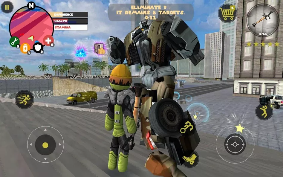 Stick Rope Hero — screenshot 1