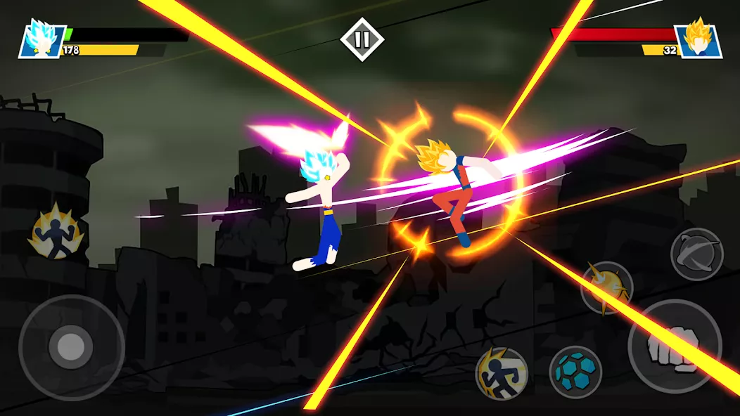 Stickman Warriors Shadow Fight — screenshot 1