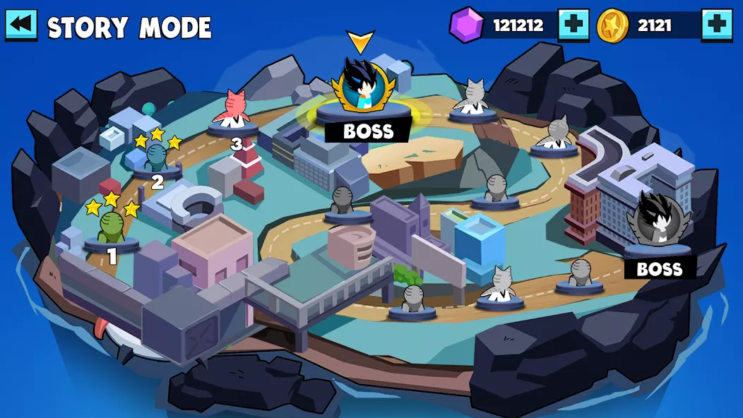 Stickman Warriors Shadow Fight — screenshot 1