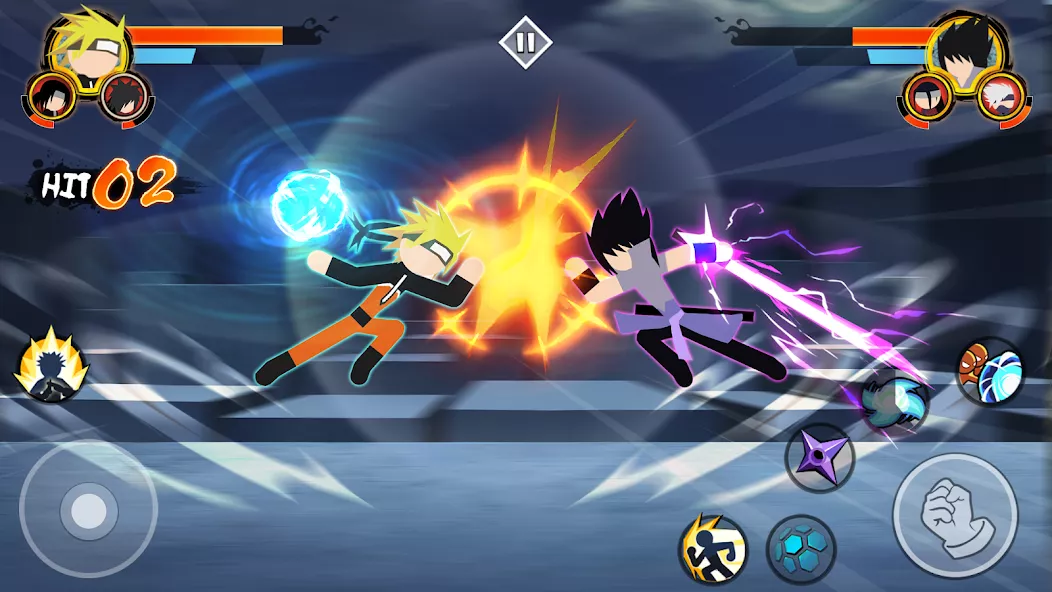 Stickman Ninja – 3v3 Battle Arena — screenshot 1