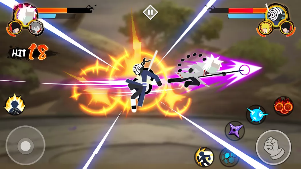 Stickman Ninja – 3v3 Battle Arena — screenshot 1
