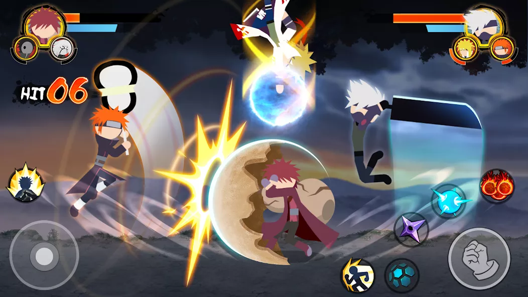 Stickman Ninja – 3v3 Battle Arena — screenshot 1