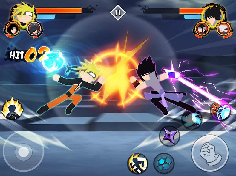 Stickman Ninja – 3v3 Battle Arena — screenshot 1