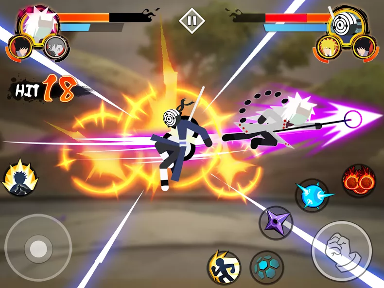 Stickman Ninja – 3v3 Battle Arena — screenshot 1