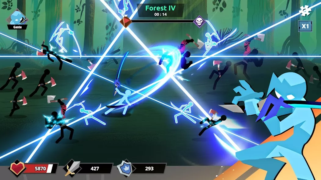 Stickman Roguelike: Epic RPG — screenshot 1