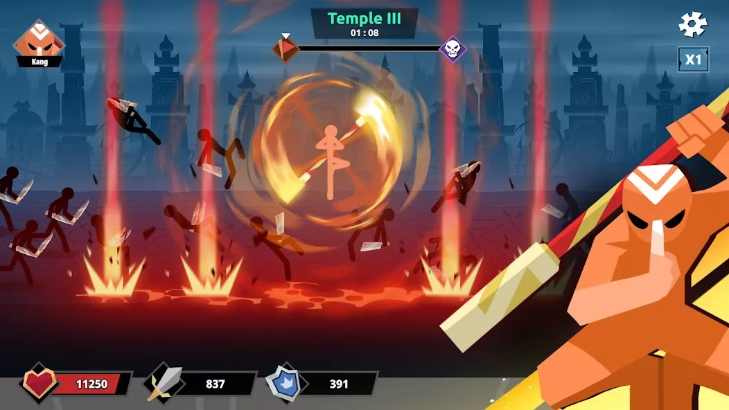 Stickman Roguelike: Epic RPG — screenshot 1