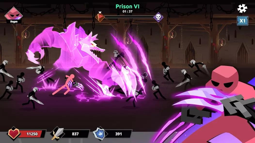 Stickman Roguelike: Epic RPG — screenshot 1