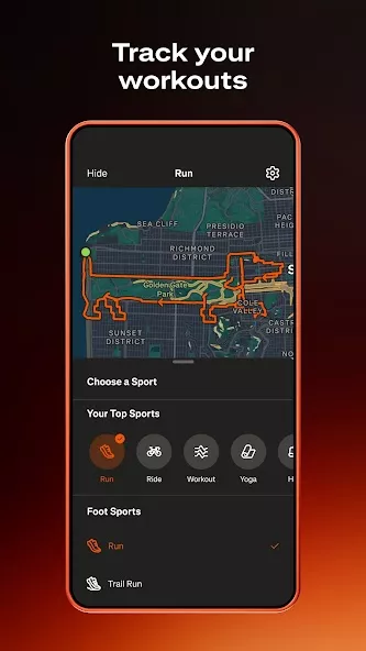 Strava: Run, Bike, Hike — screenshot 1