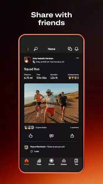Strava: Run, Bike, Hike — screenshot 1