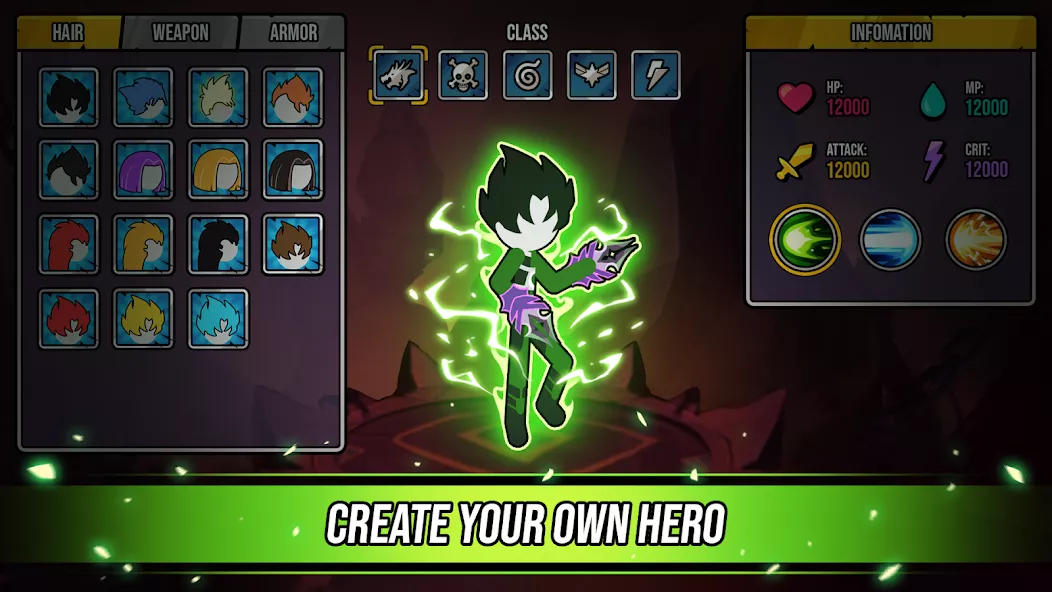Super Stickman Dragon Warriors — screenshot 1