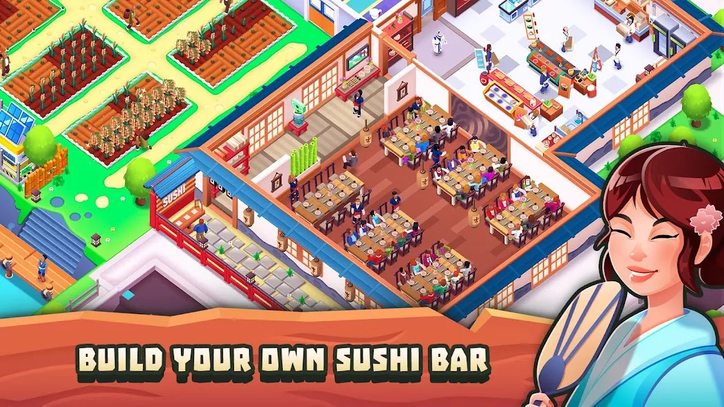 Sushi Empire Tycoon-Idle Game — screenshot 1