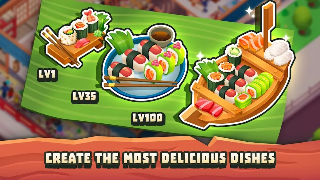 Sushi Empire Tycoon-Idle Game — screenshot 1
