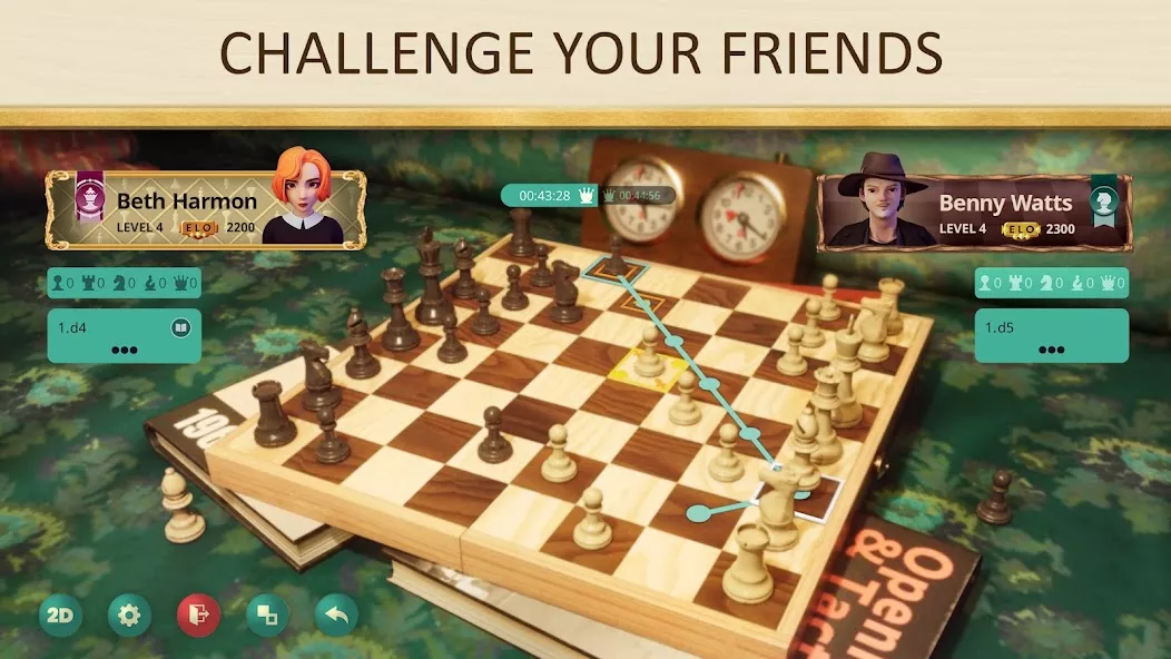 The Queen’s Gambit Chess 截图