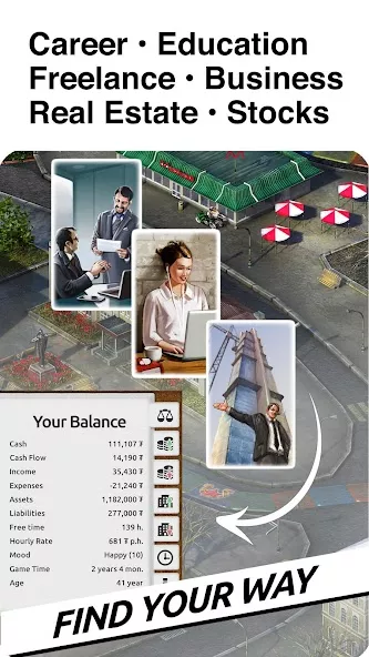 Timeflow: Real Business Tycoon — screenshot 1