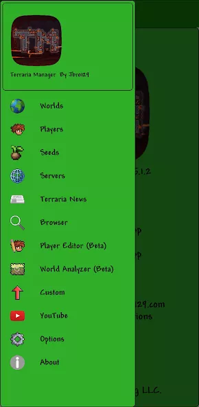 Terraria Manager — screenshot 1