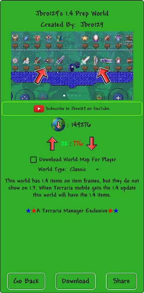 Terraria Manager — screenshot 1