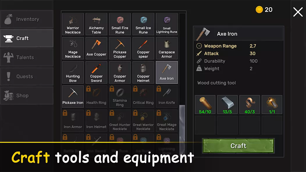 Uncharted Island: Survival RPG — screenshot 1