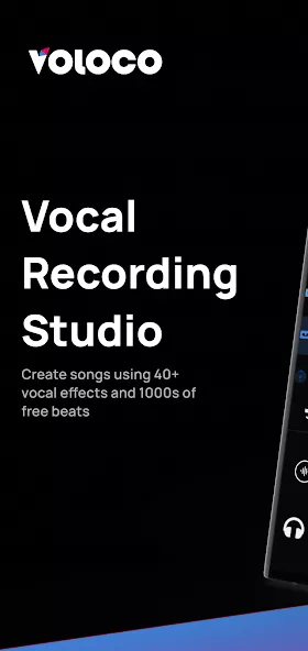Voloco: Auto Vocal Tune Studio — screenshot 1