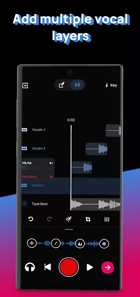 Voloco: Auto Vocal Tune Studio — screenshot 1