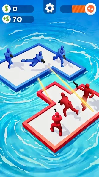 War of Rafts: Crazy Sea Battle — screenshot 1