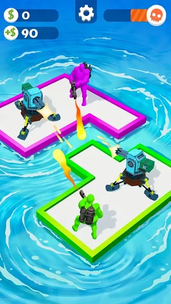 War of Rafts: Crazy Sea Battle — screenshot 1