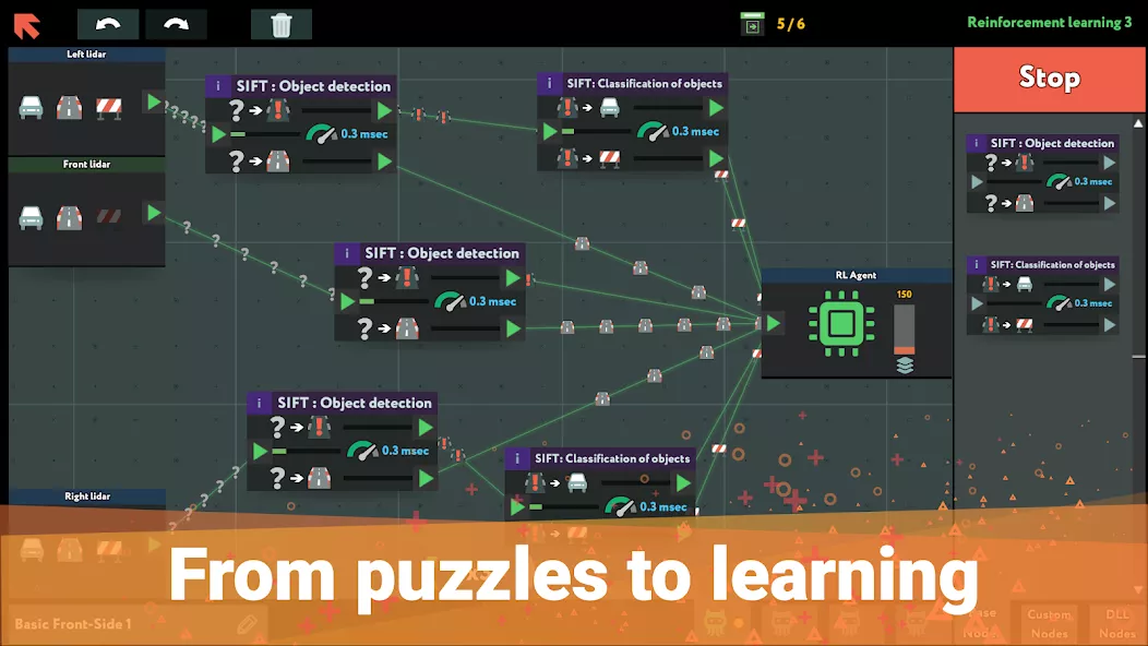 while True: learn() — screenshot 1